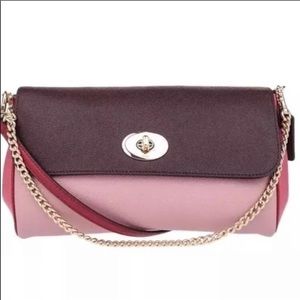 Coach NWT ruby pink and purple purse